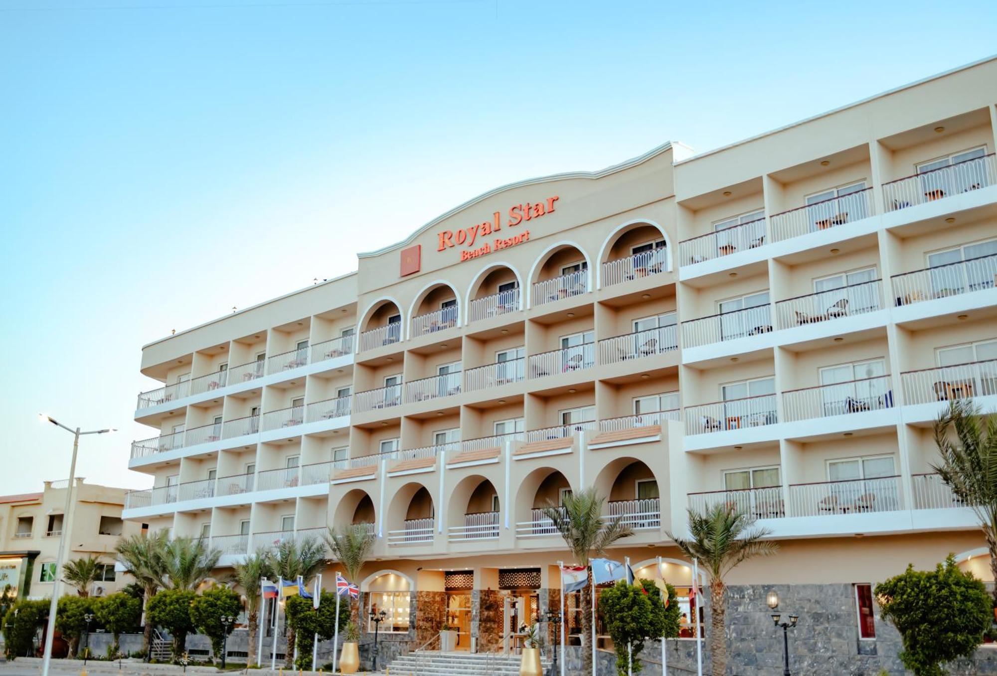 Royal Star Beach Resort Hurghada Esterno foto