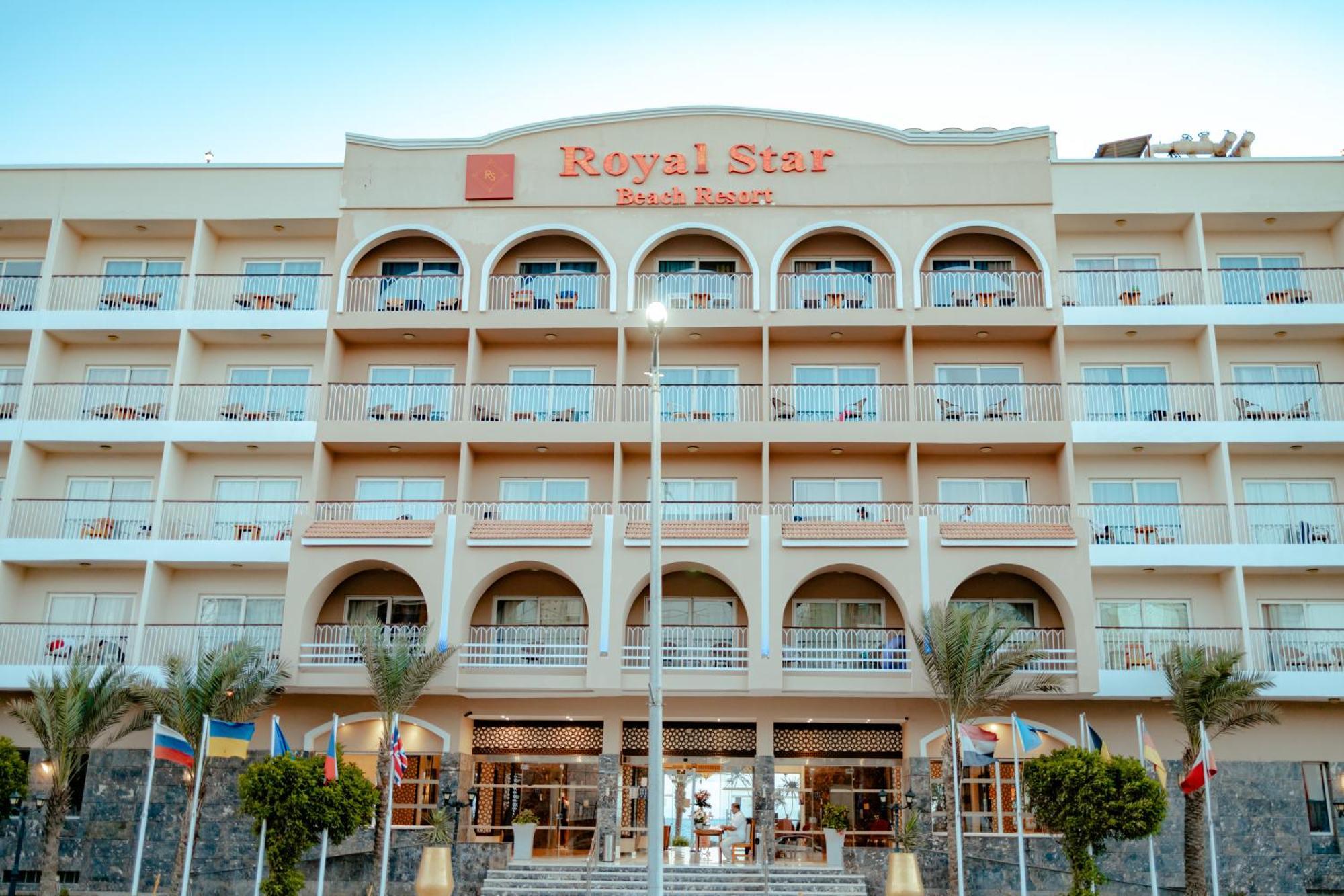 Royal Star Beach Resort Hurghada Esterno foto
